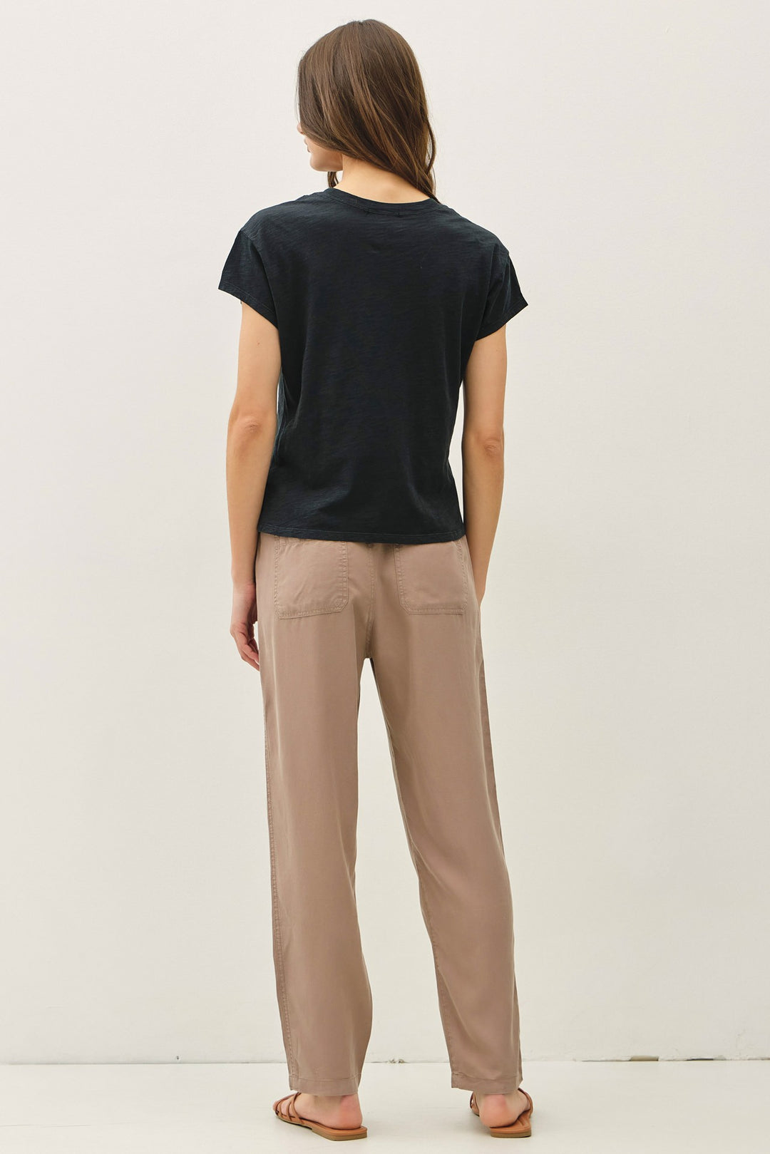 THE LARA TENCEL ANKLE PANTS