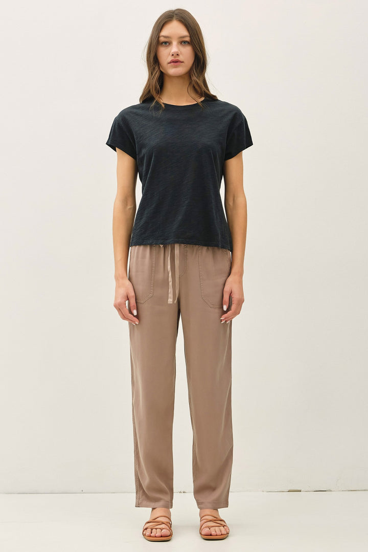 THE LARA TENCEL ANKLE PANTS