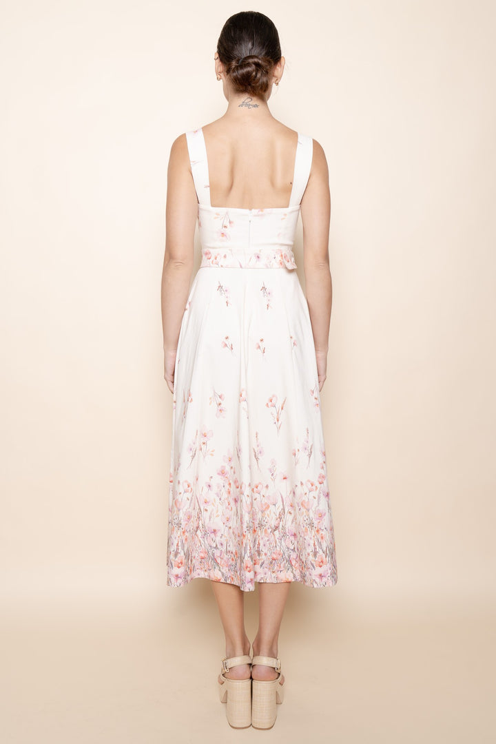 SWEETHEART A LINE MIDI DRESS