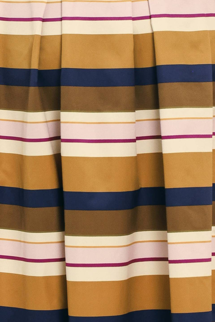 PRINTED WOVEN FULL MIDI SKIRT