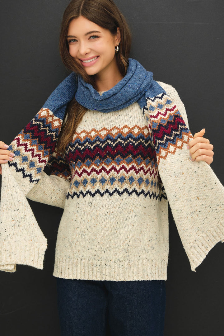 CHUNKY KNIT SCARF