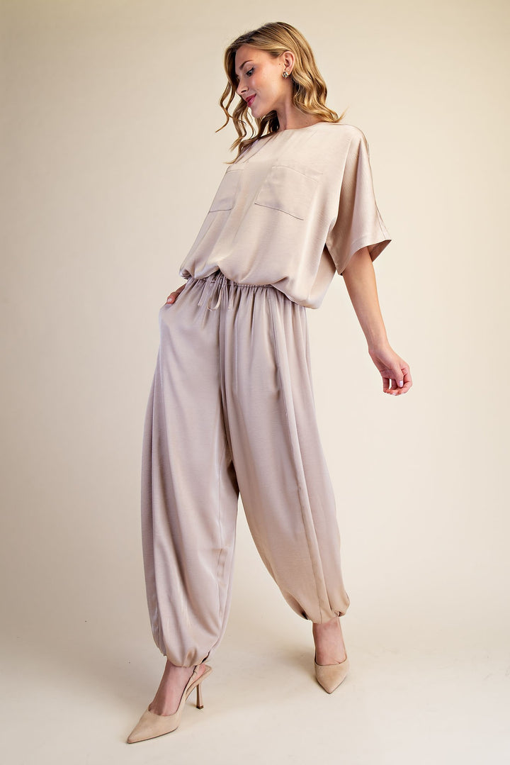 HIGH WAIST WIDE LEG BALLOON PANTS