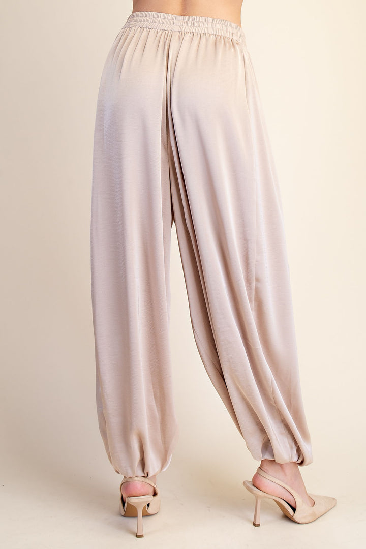 HIGH WAIST WIDE LEG BALLOON PANTS
