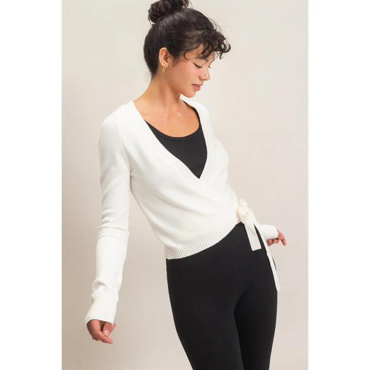 WRAP KNIT CARDIGAN