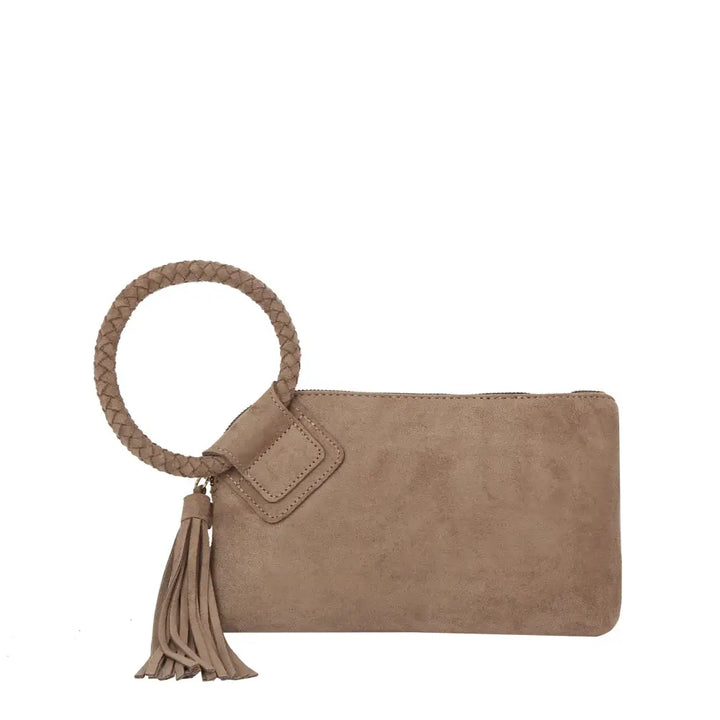 BRAIDED-RING CLUTCH