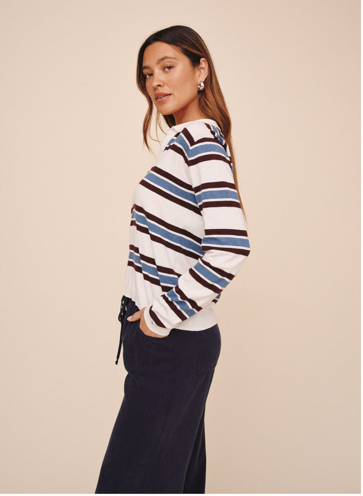 LONG SLEEVE PLACKET PULLOVER