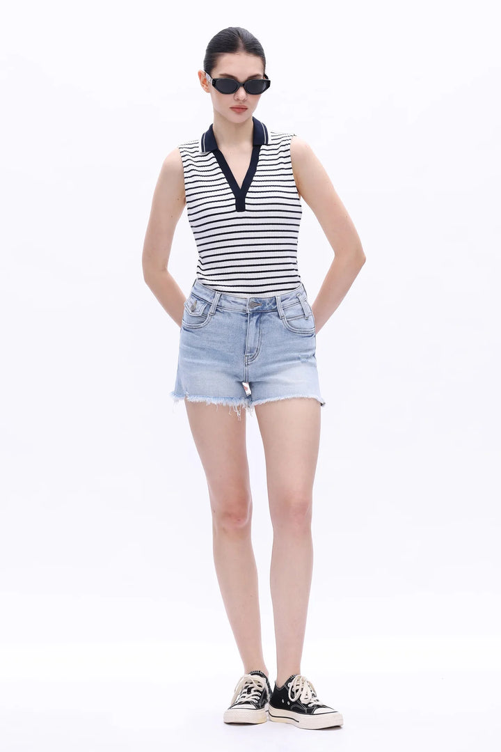 MID RISE SHORTS