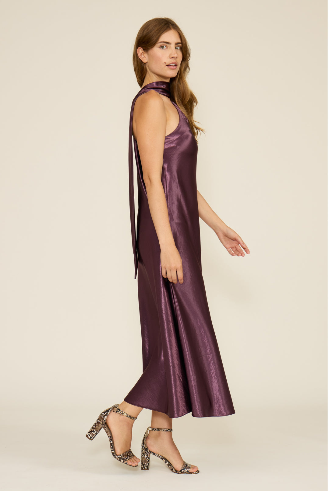 HUNTER MAXI SCARF DRESS