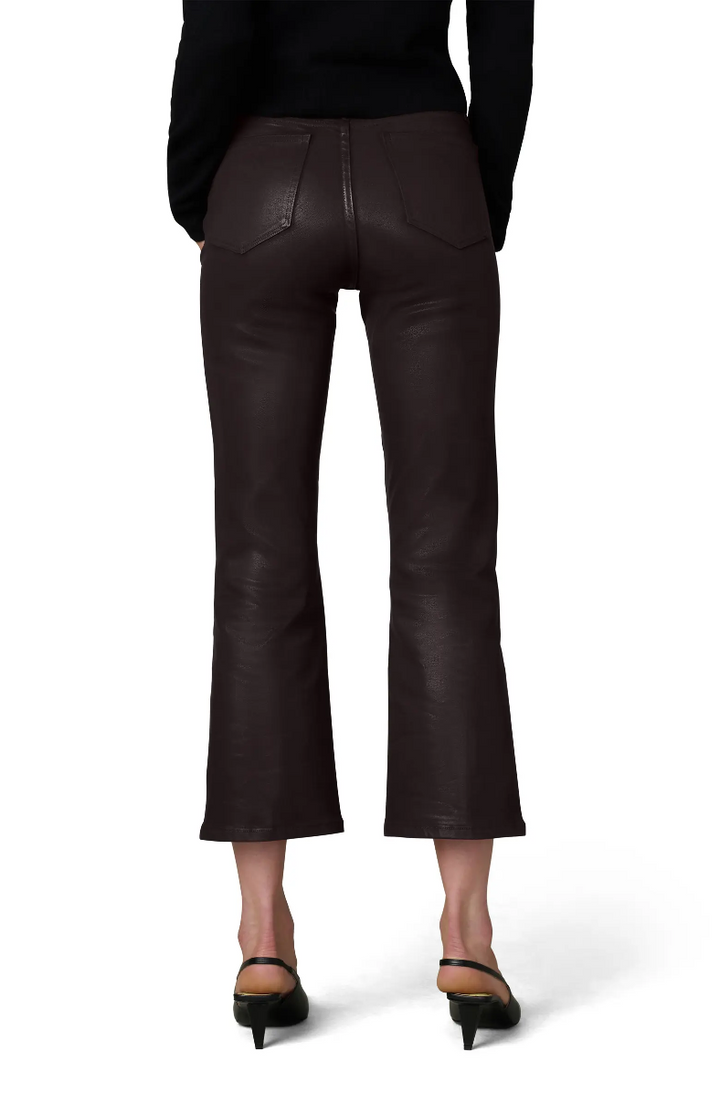 THE CALLIE CROPPED BOOTCUT COATED