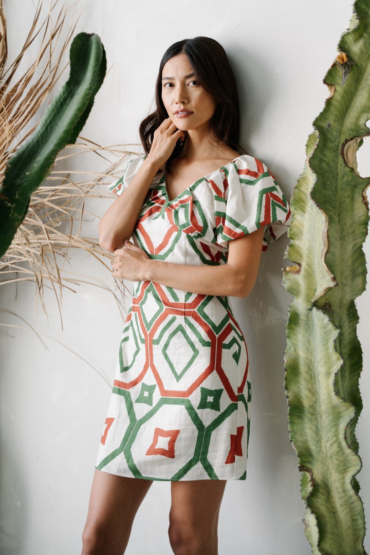 WINONA GEO PRINT MINI DRESS