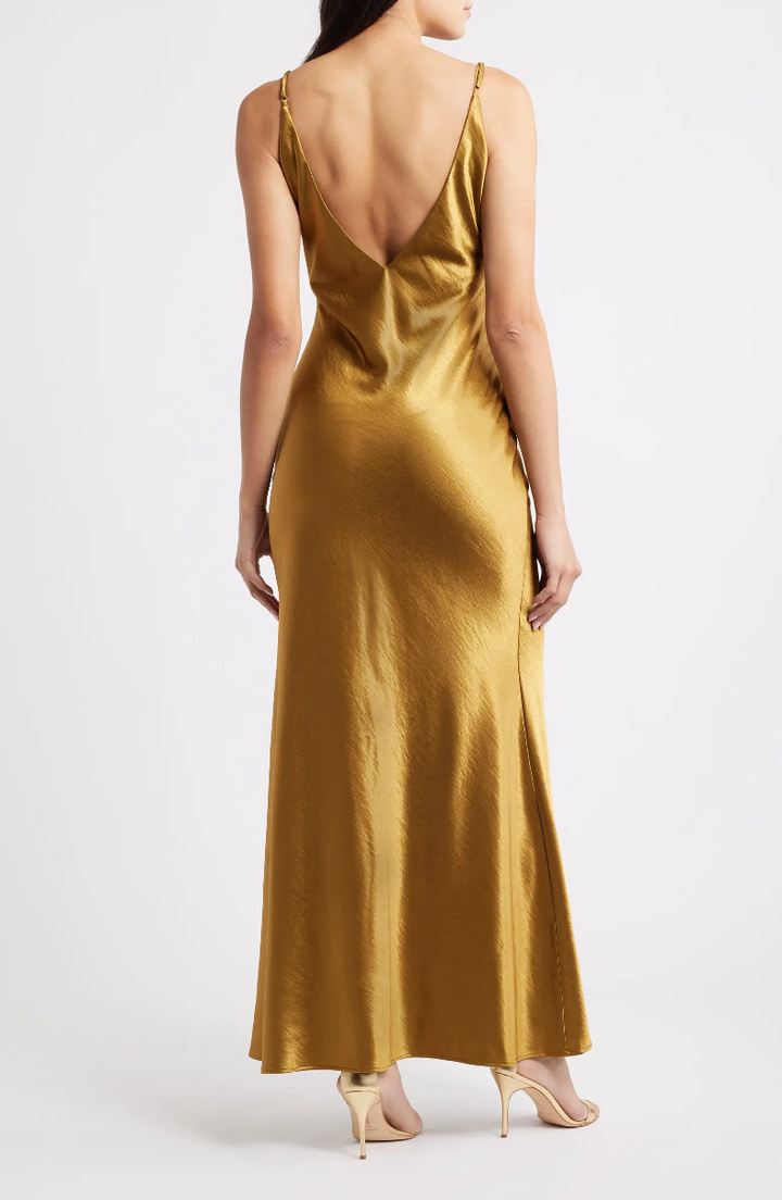 ZADIE DEEP V MAXI SIP DRESS