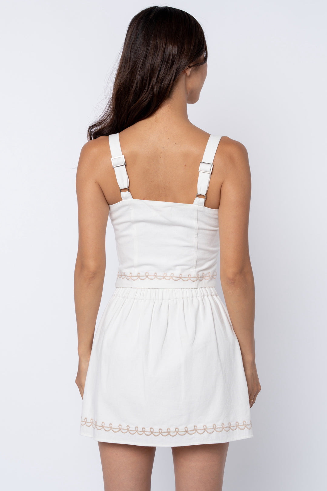 LYRA EMBROIDERED STRAP TOP