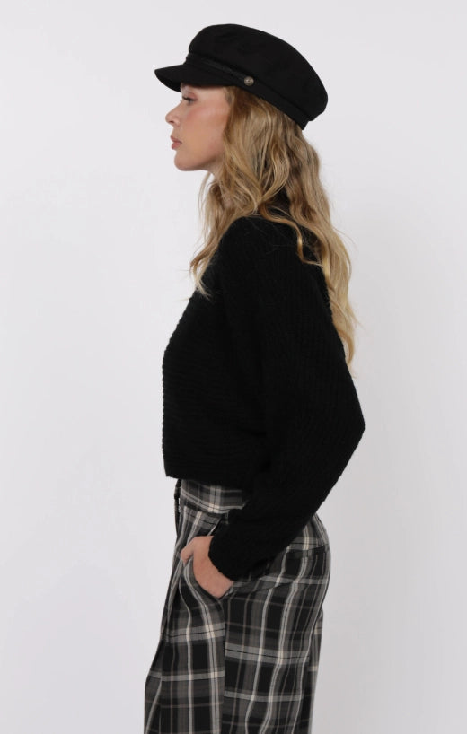 REMEMBER ME OVERLAPPED BACK SWEATER