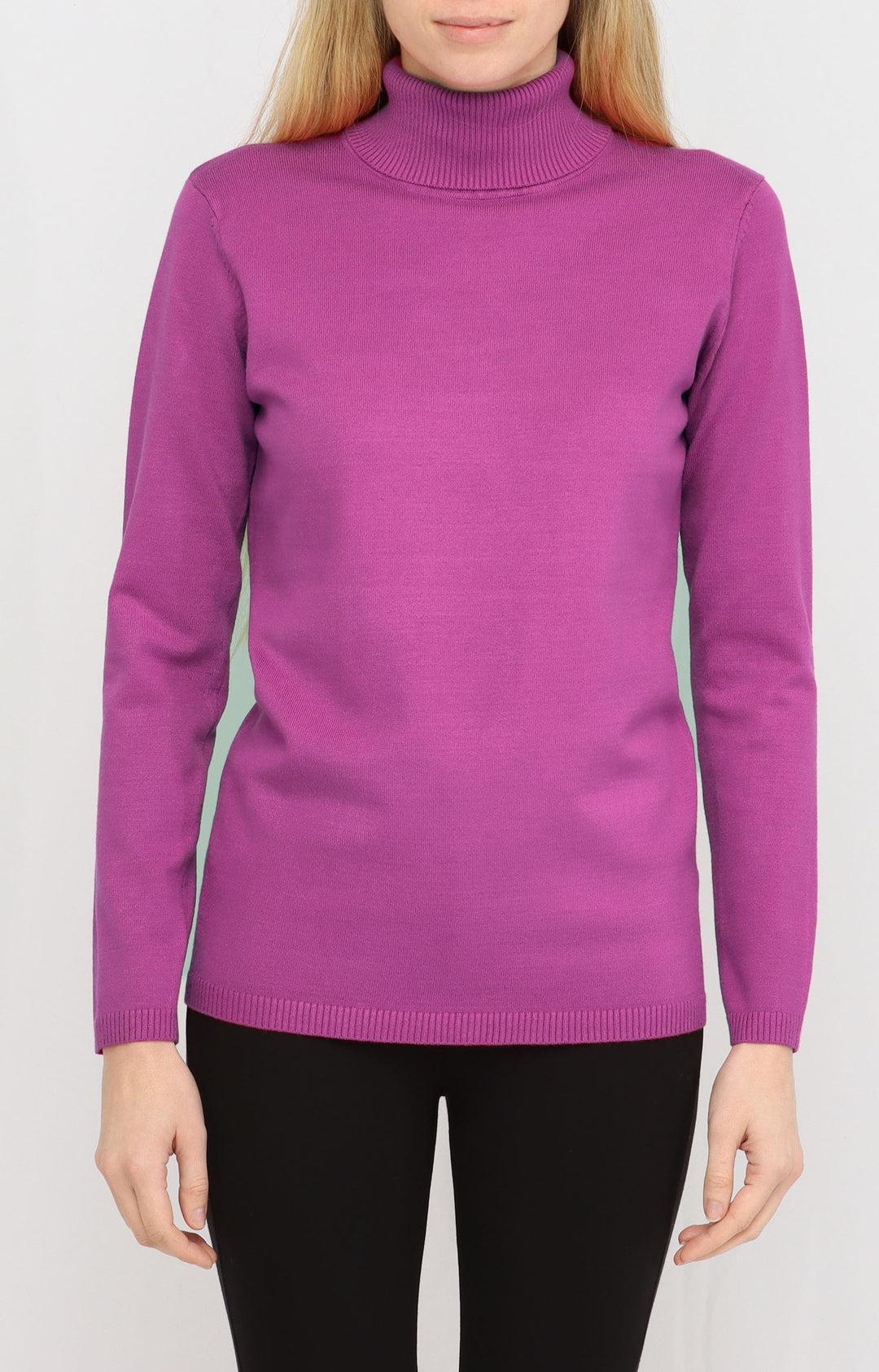 TURTLE NECK LONG SLEEVE PULLOVER
