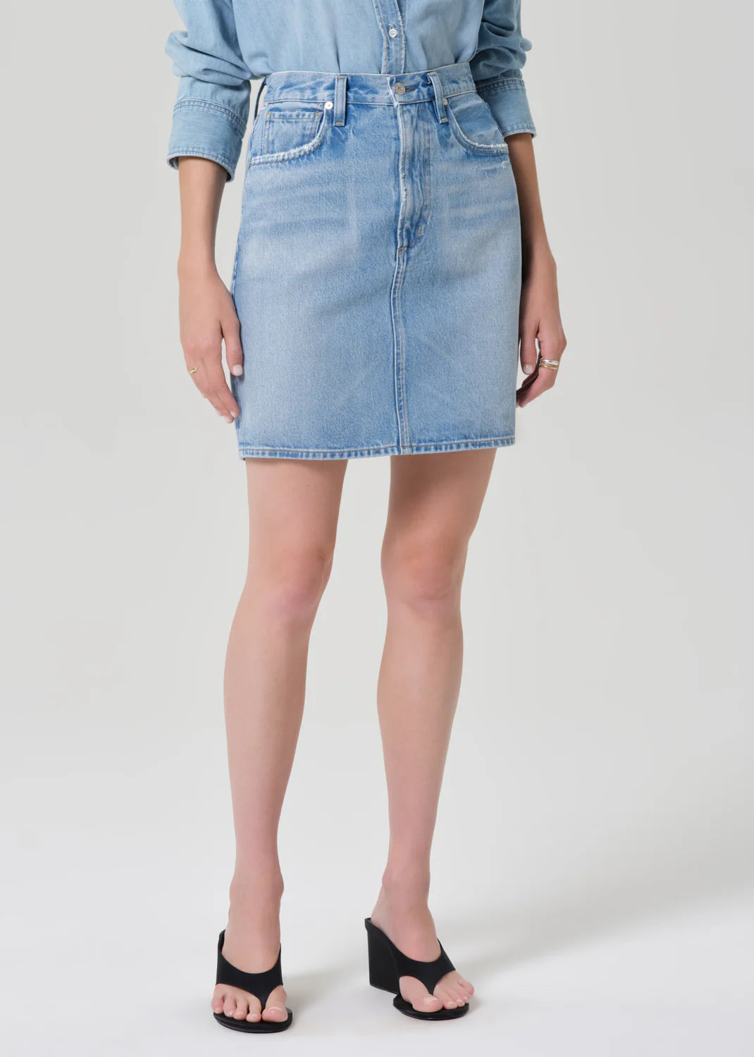 ETTA PENCIL SKIRT IN COQUETTE