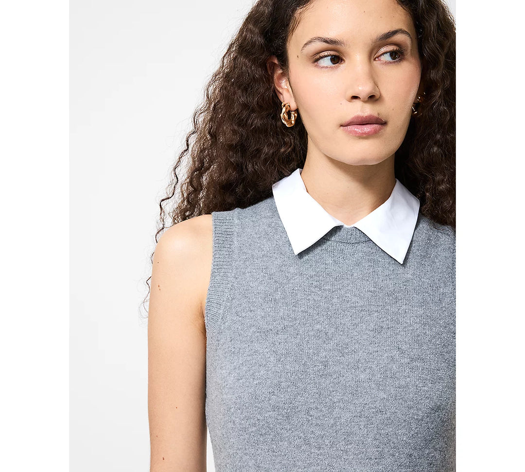 VHARI KNIT SLEEVELESS MINI DRESS