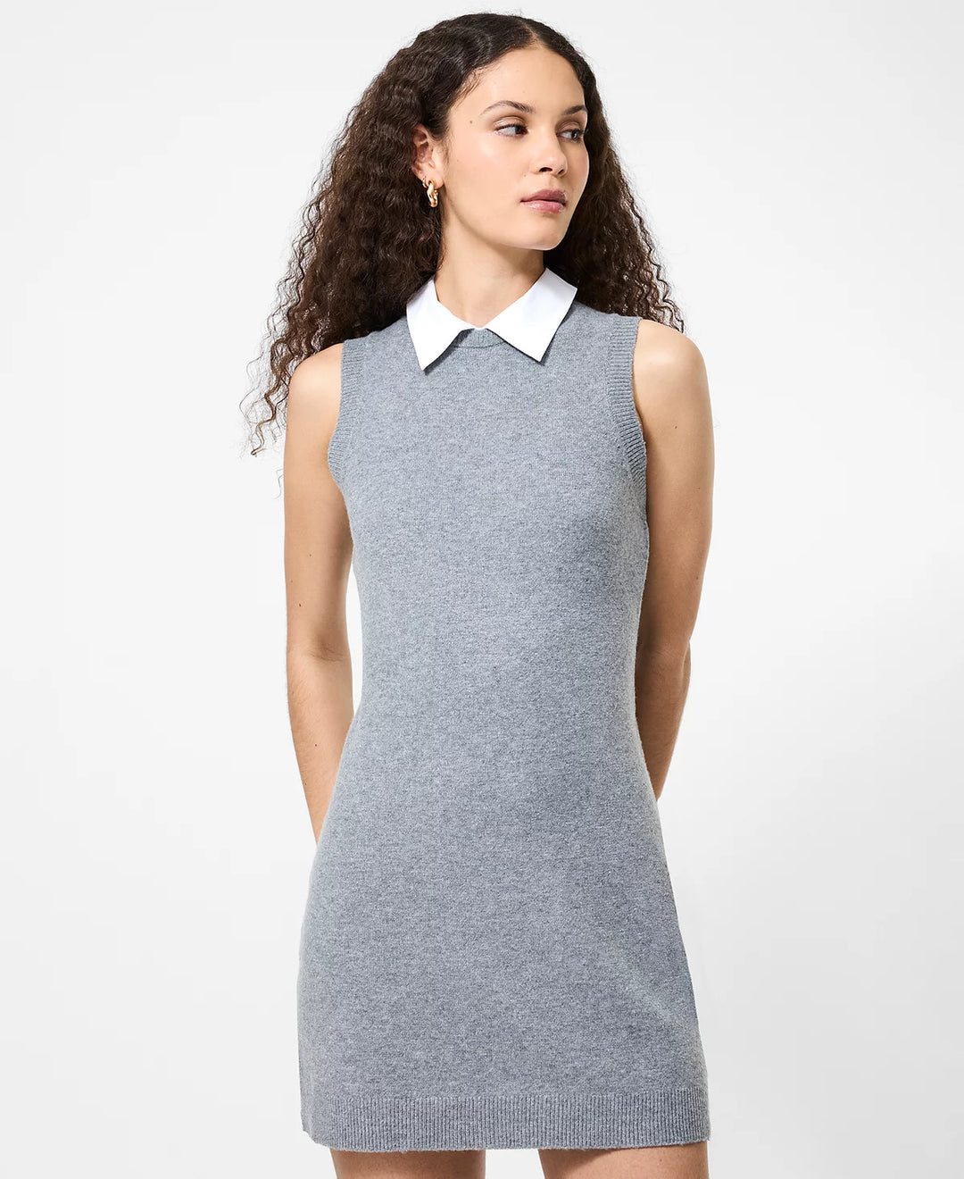 VHARI KNIT SLEEVELESS MINI DRESS