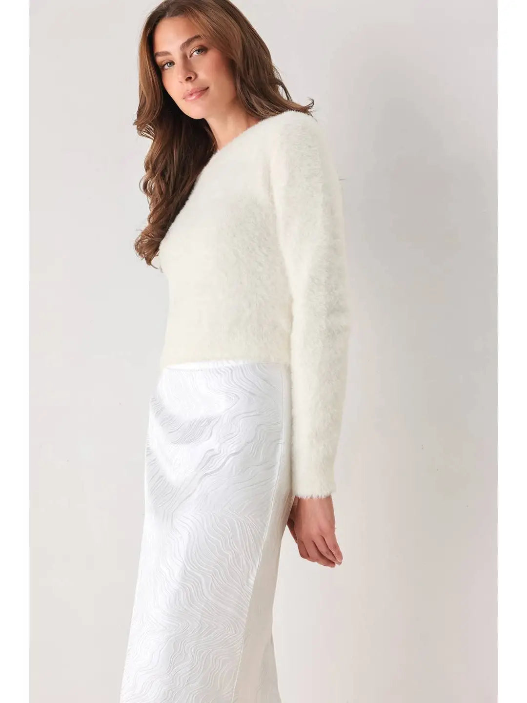 FURRY SWEATER TOP