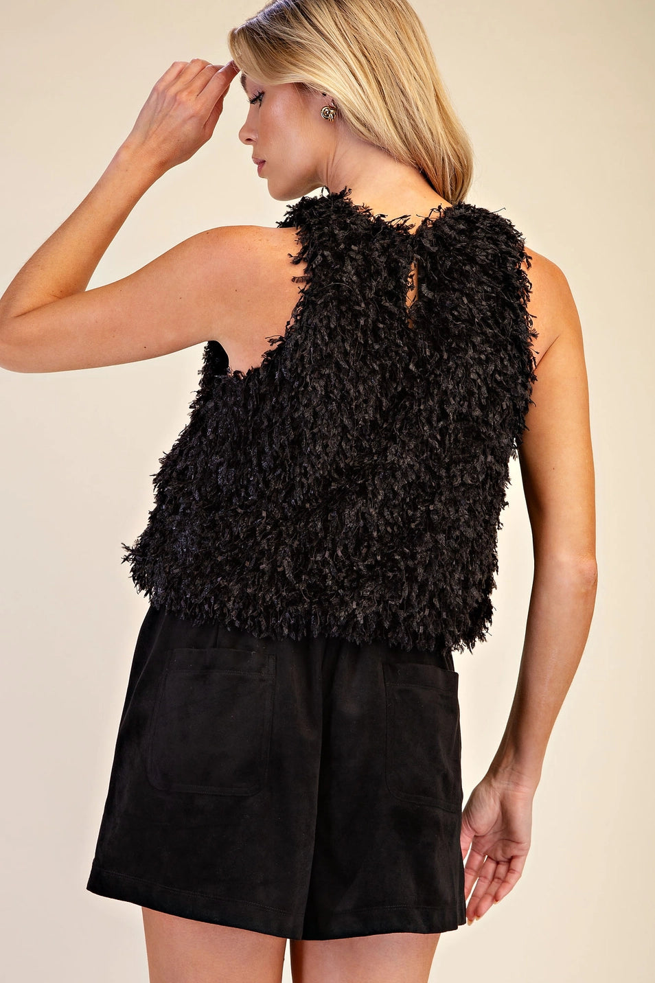 ROUND NECK BALLOON TOP