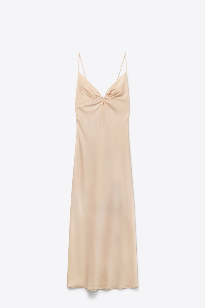 SATIN SLIP MAXI DRESS