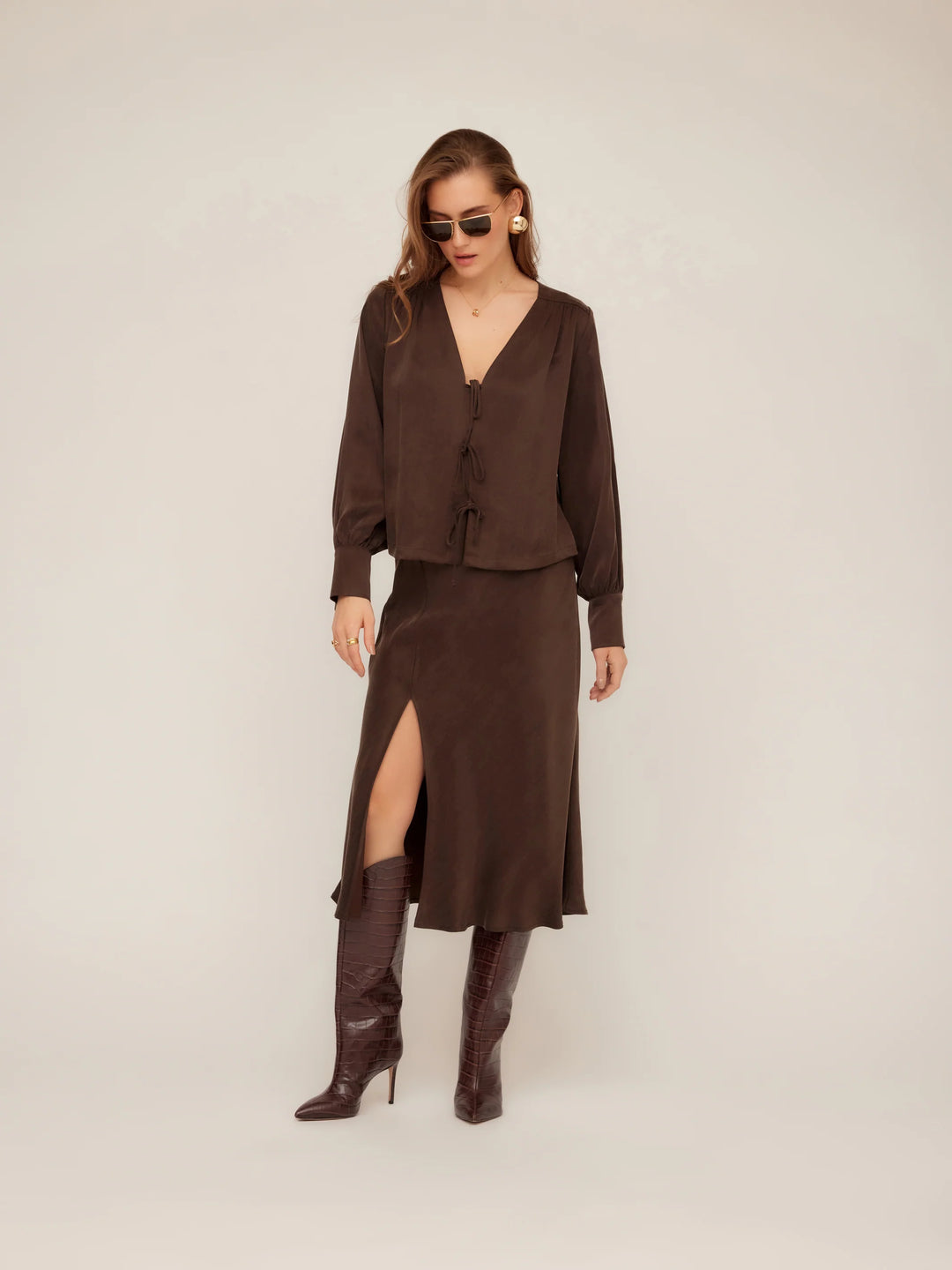 KAYLA BOW DETAIL BLOUSE