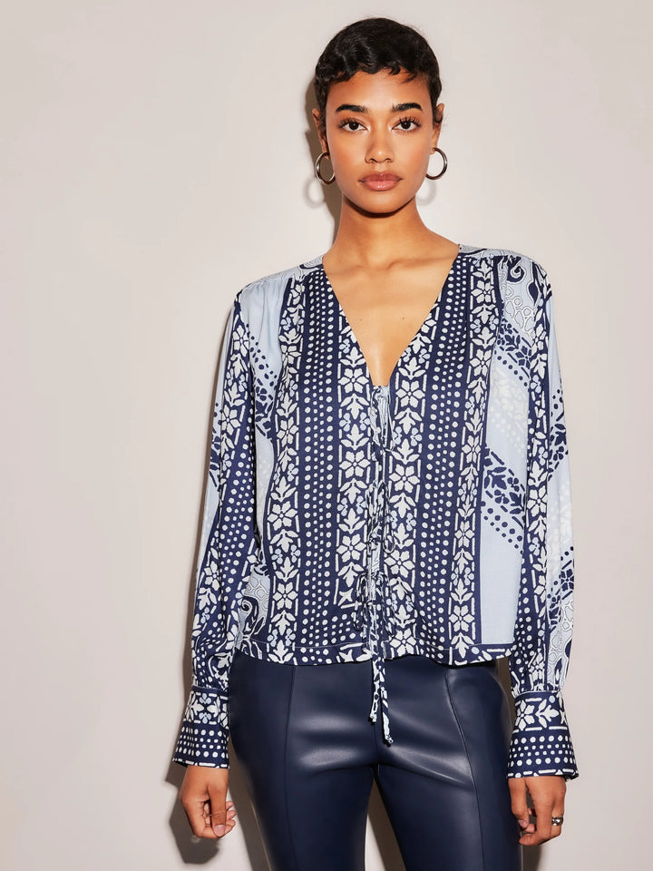 KAYLA BOW DETAIL BLOUSE