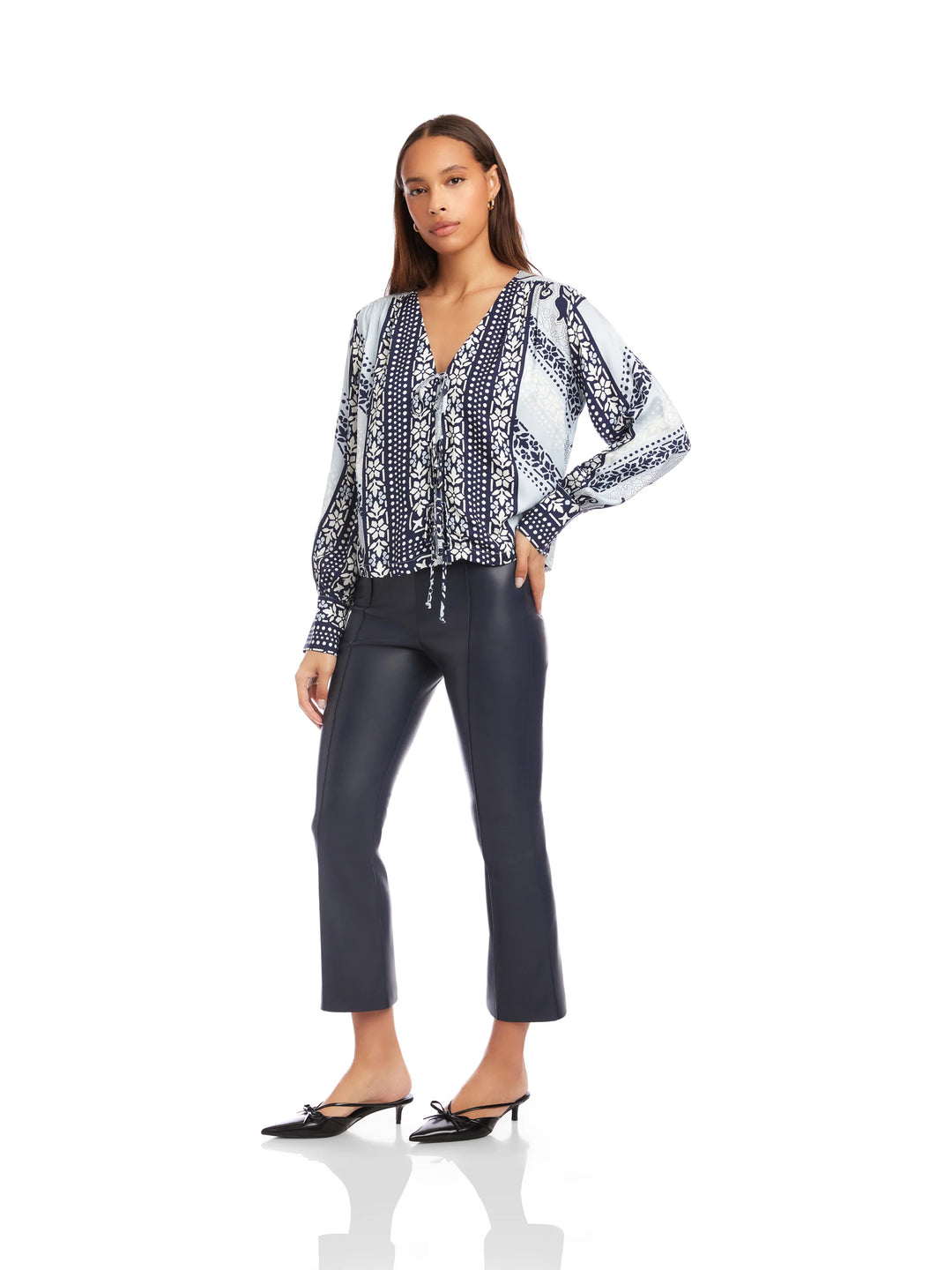 KAYLA BOW DETAIL BLOUSE