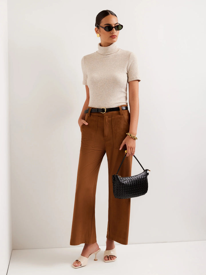 JANA SHORT SLEEVE TURTLENECK