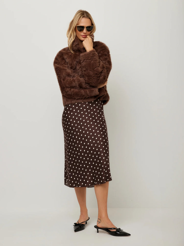 MACKENZIE REVERSABLE FUR COAT