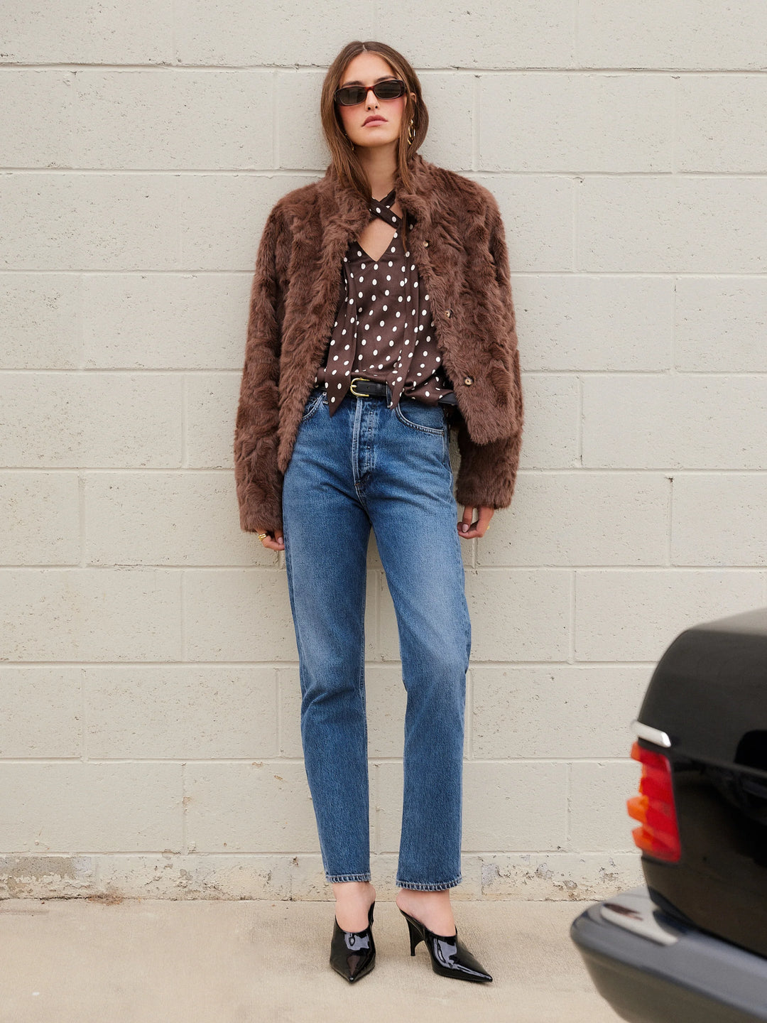 MACKENZIE REVERSABLE FUR COAT