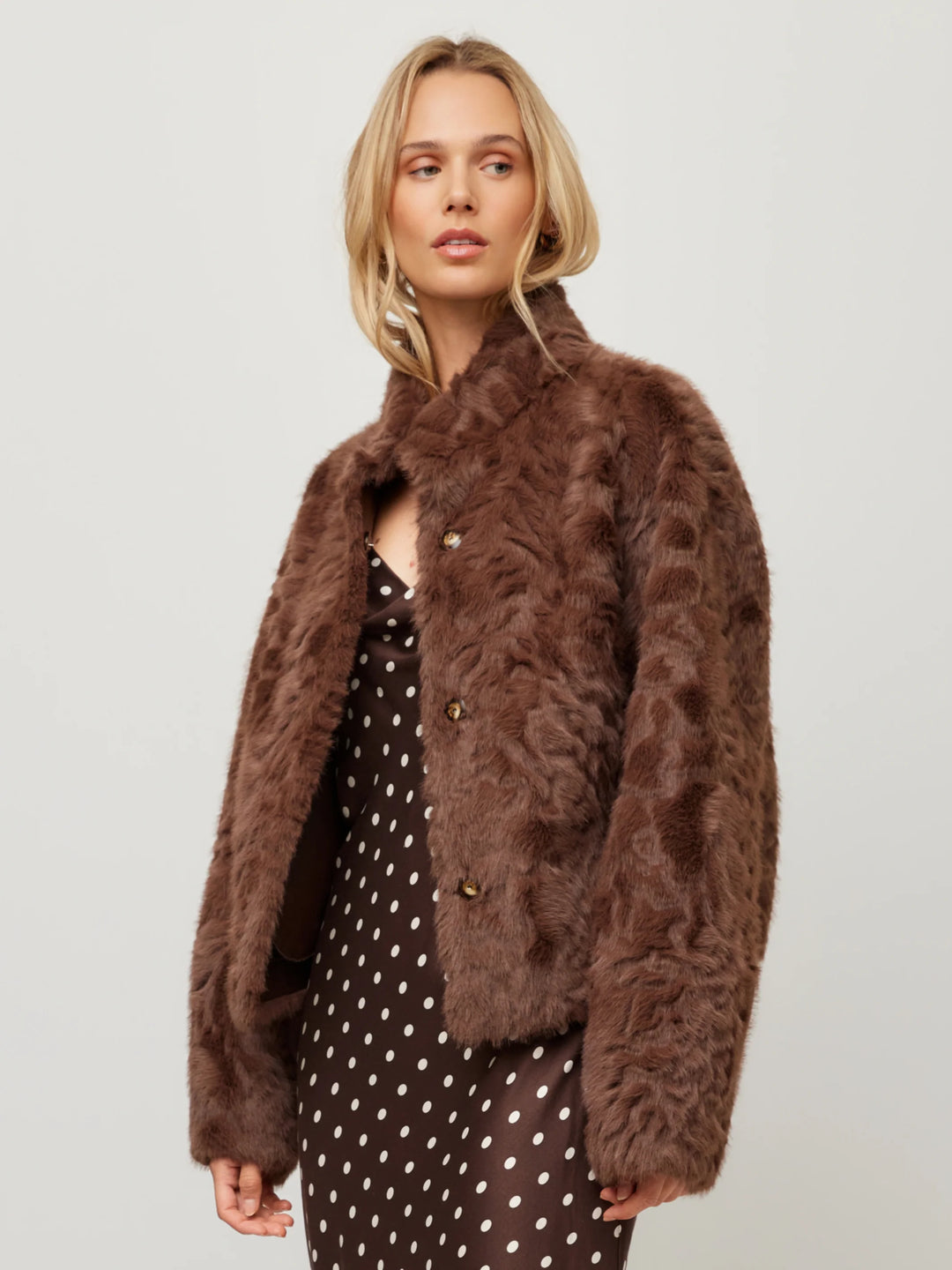 MACKENZIE REVERSABLE FUR COAT