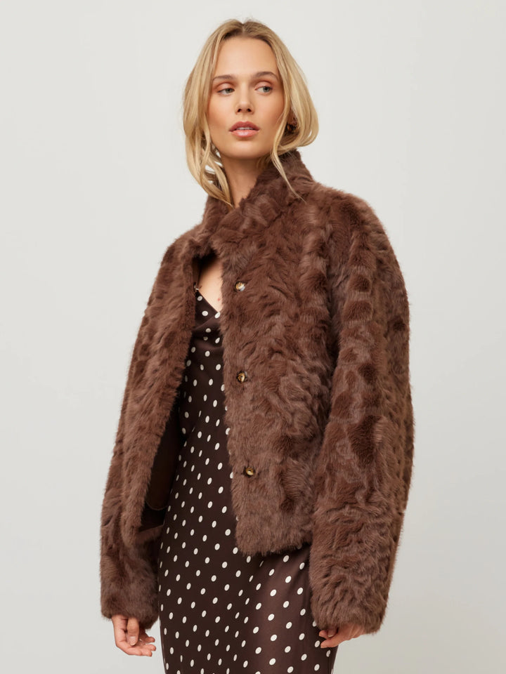 MACKENZIE REVERSABLE FUR COAT