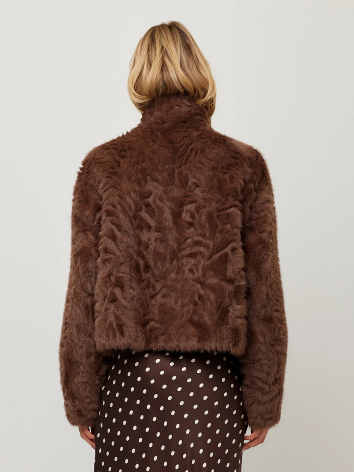 MACKENZIE REVERSABLE FUR COAT