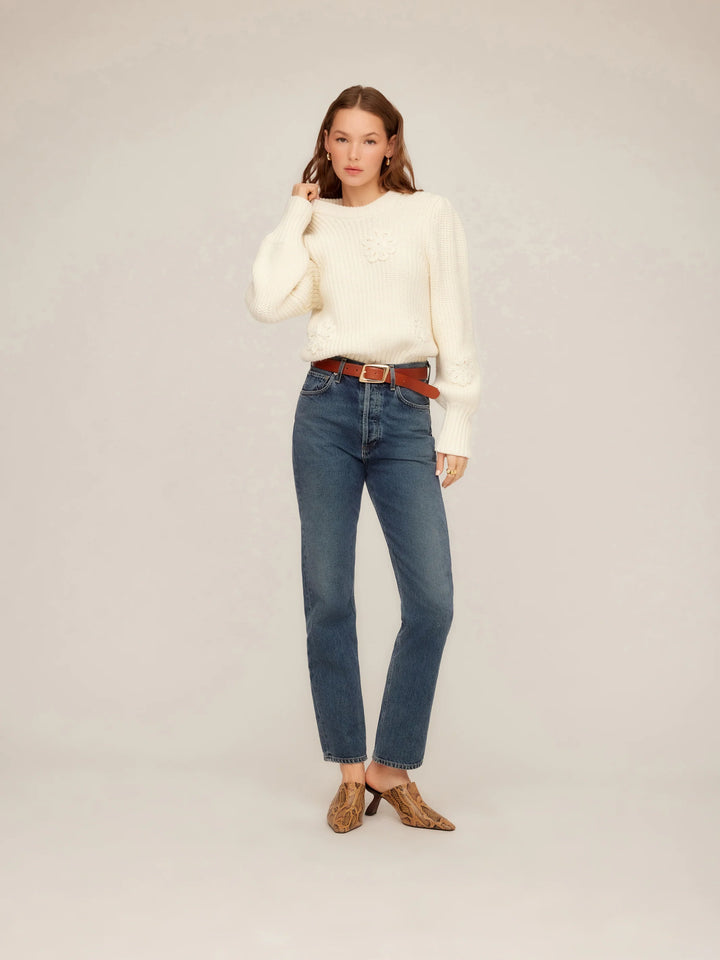 BRYLEE FLORAL SWEATER