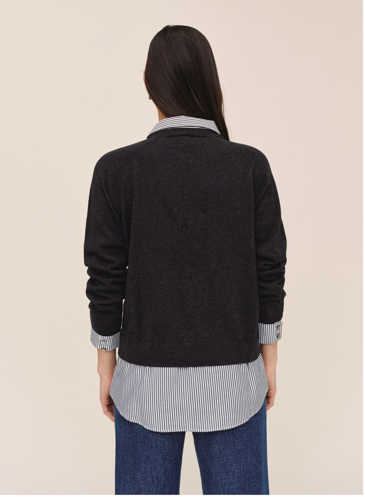 MIXED LAYERED SWEATER