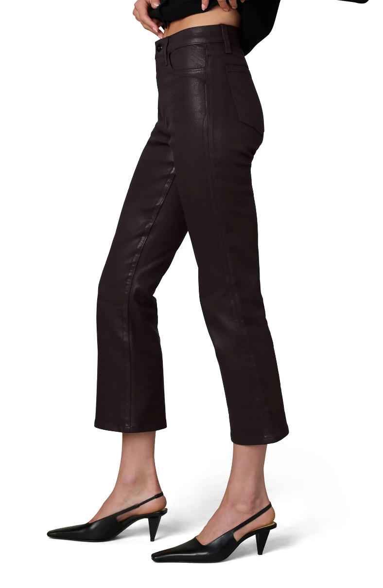 THE CALLIE CROPPED BOOTCUT COATED