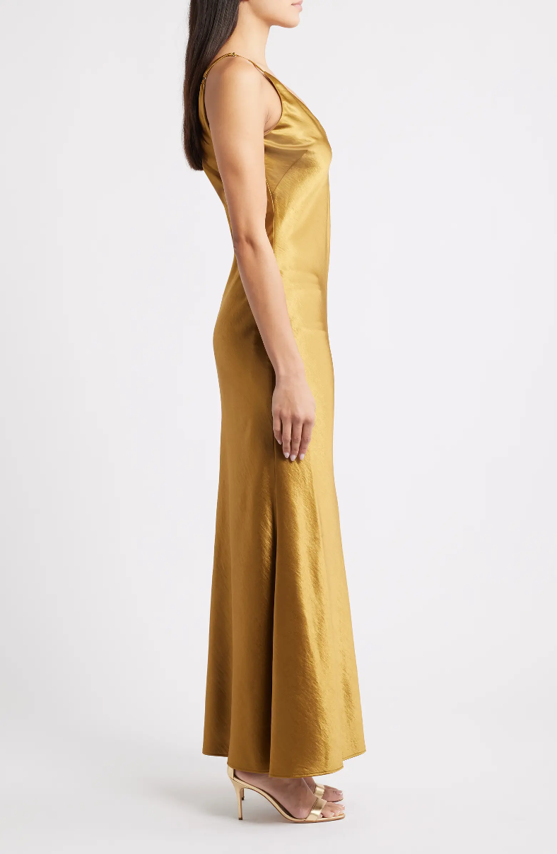 ZADIE DEEP V MAXI SIP DRESS