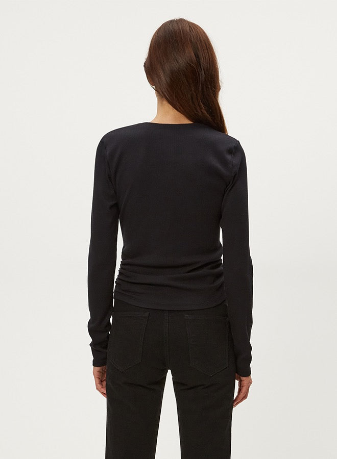 SARAH SQUARE NECK LONG SLEEVE