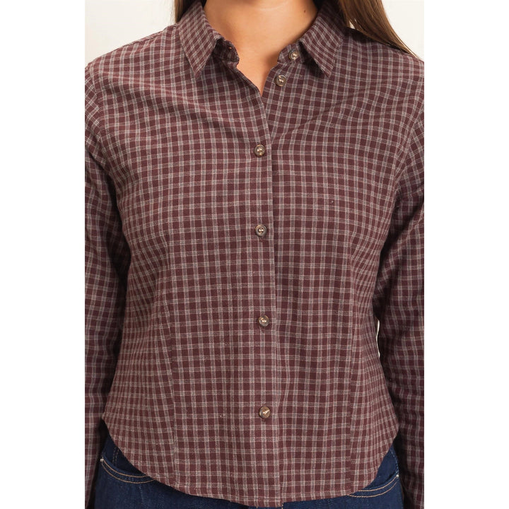 PLAID LONG SLEEVE SHIRT