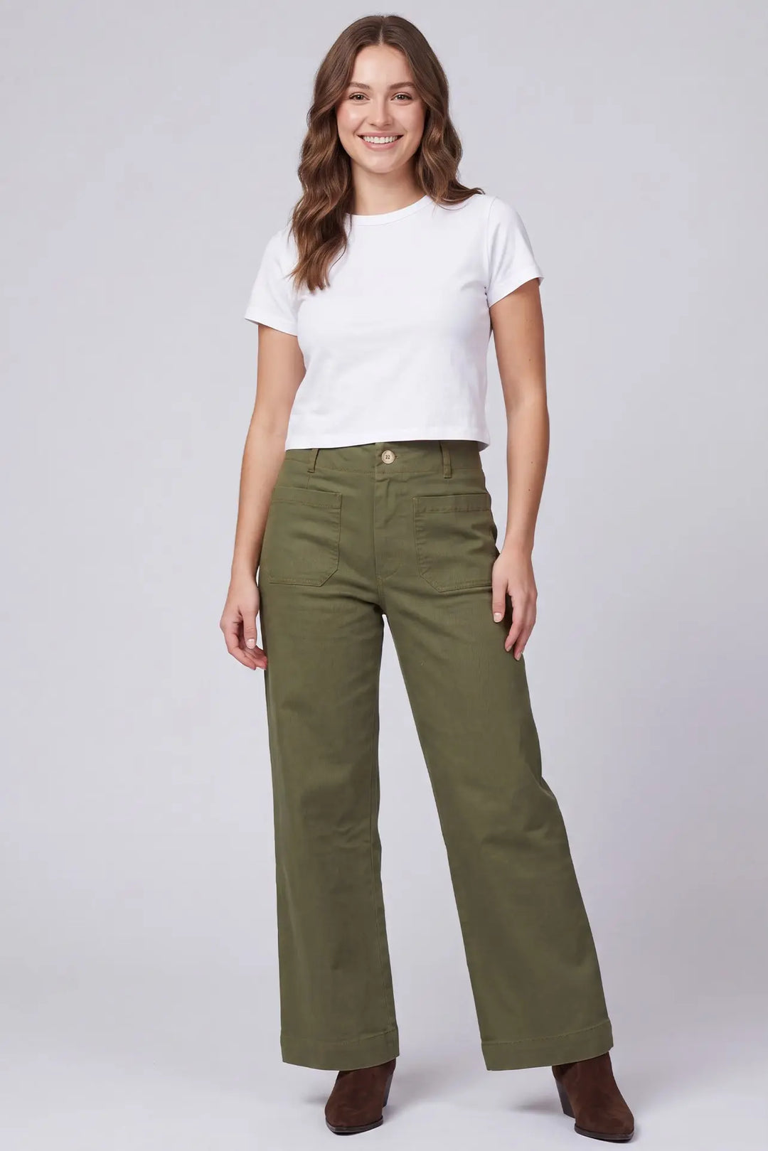 STRETCH LONG PANTS WITH POCKETS