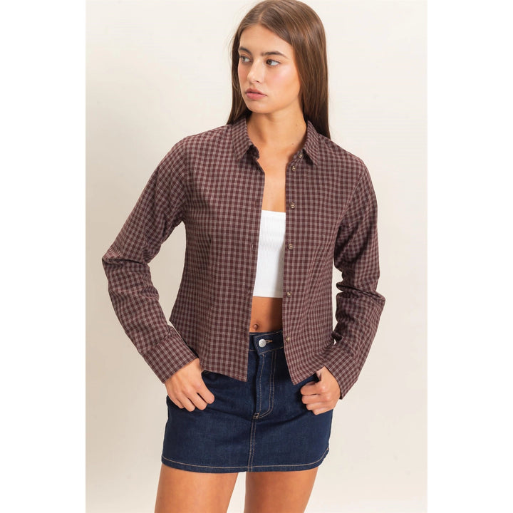 PLAID LONG SLEEVE SHIRT