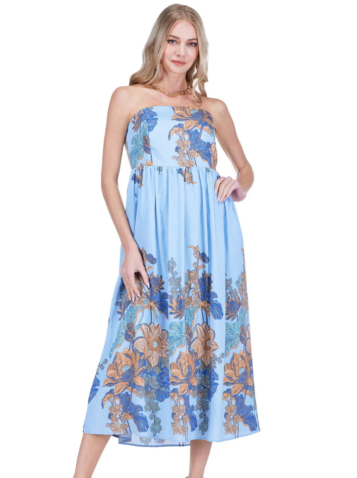 GATHERS TUBE DRESS