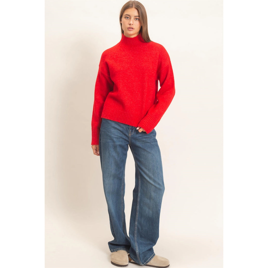 HIGH NECK SWEATER