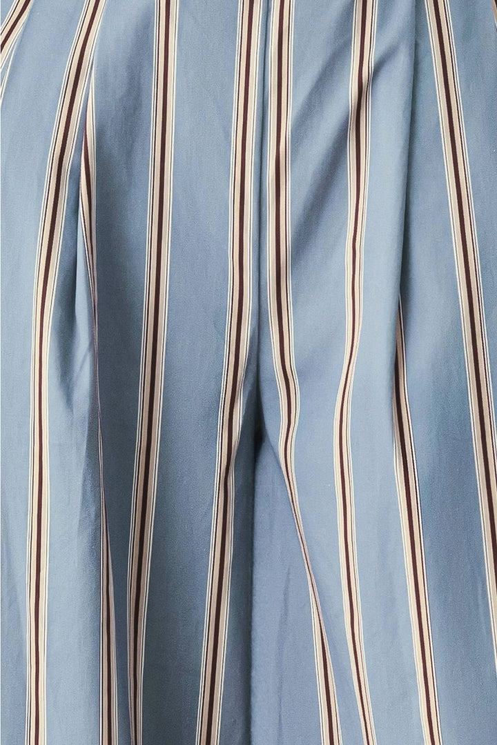 STRIPED WOVEN JUMPSUIT