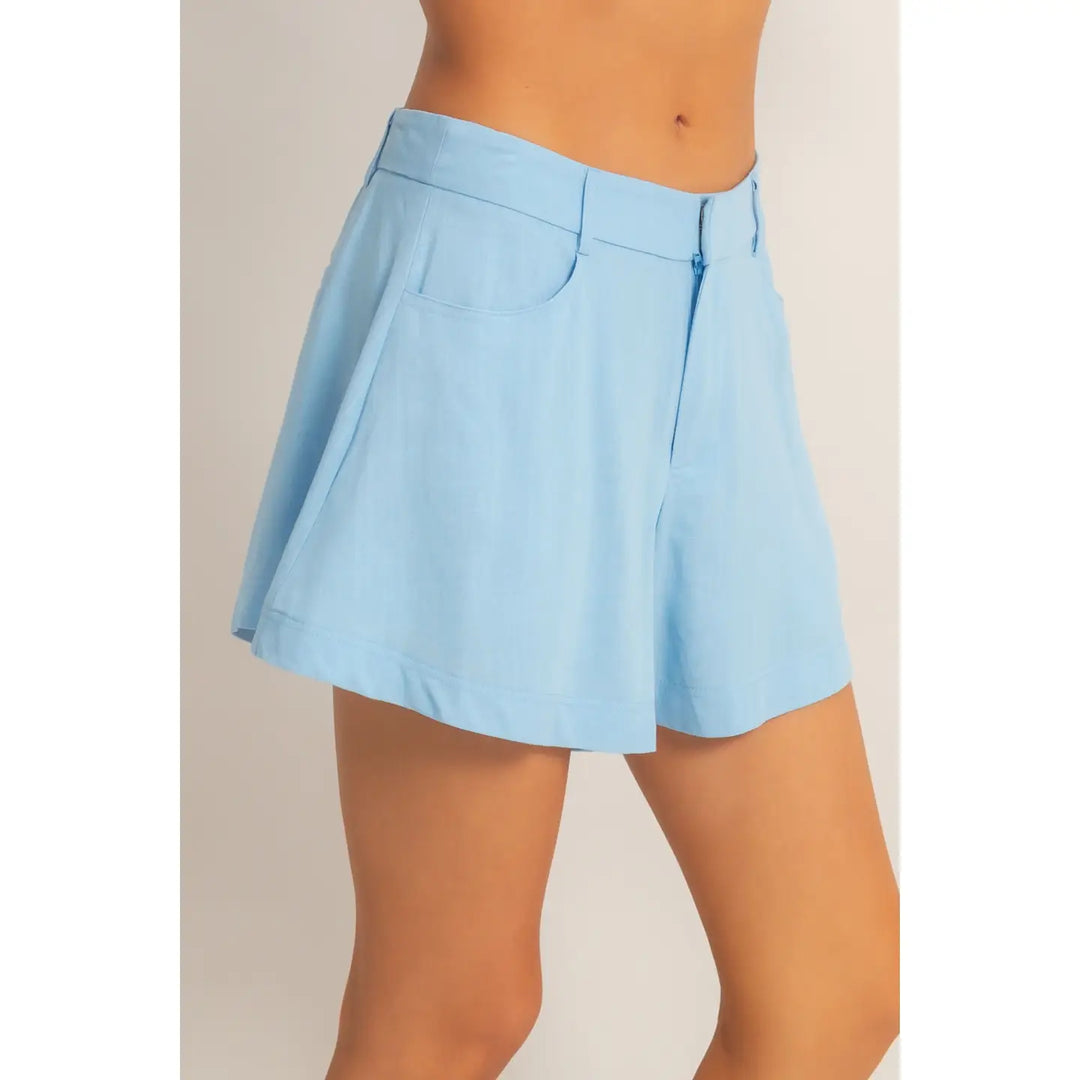 HIGH-WAISTED SHORTS