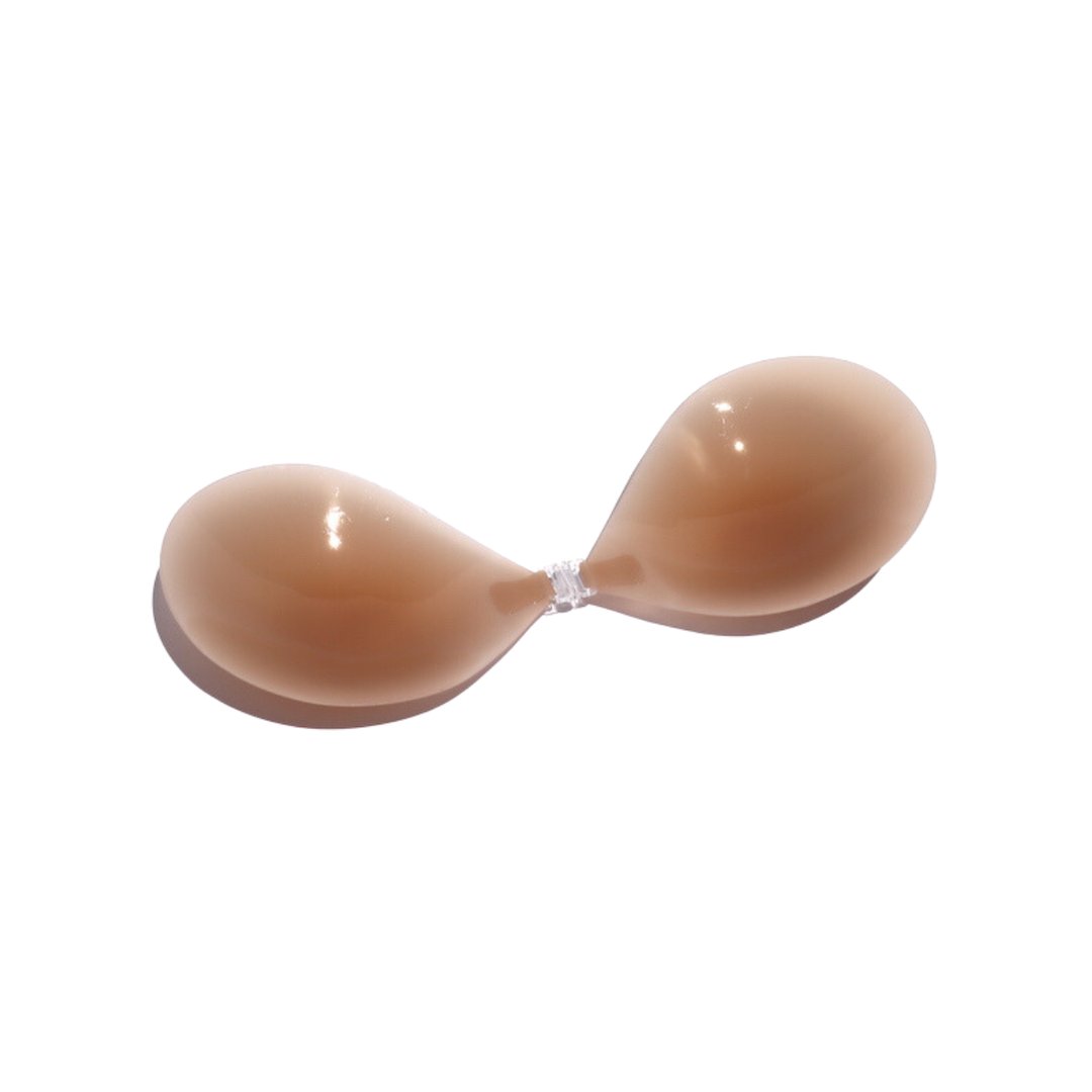 Silicone Stick On Bra: Light Tint / B