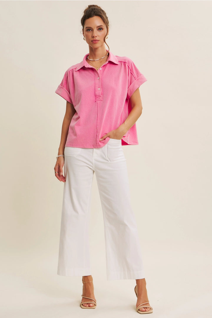 STRETCHY ANKLE PANTS WITH POCKETS