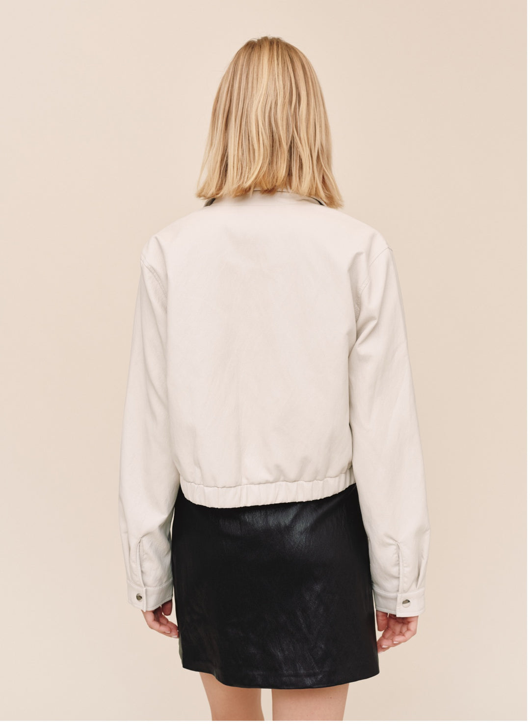 CROP BOMBER JACKET