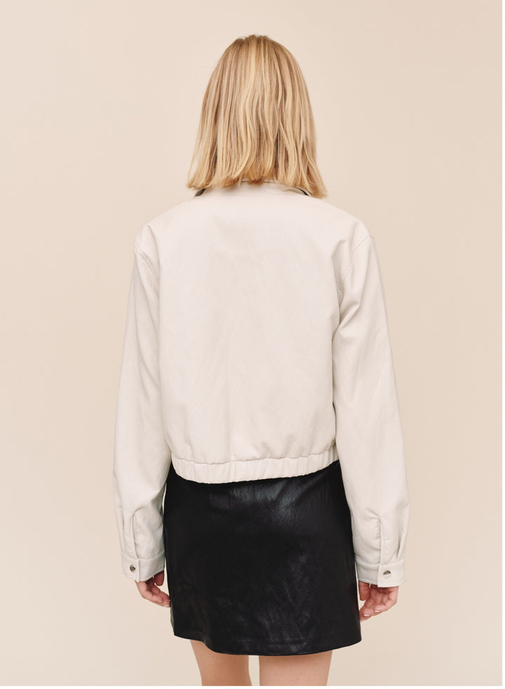 CROP BOMBER JACKET