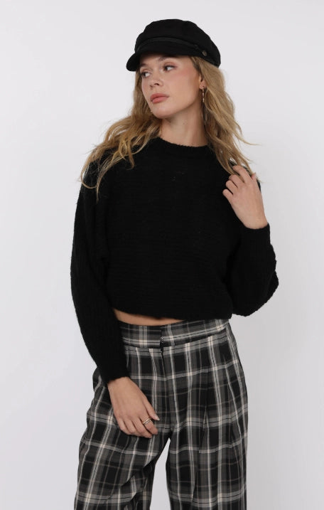 REMEMBER ME OVERLAPPED BACK SWEATER